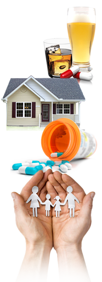 montage of map related items